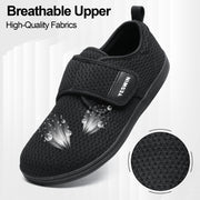 Diabetic Walking Shoes for Women Wide Toe Box Non Slip Comfortable Breathable Zero Drop Barefoot Shoe with Adjustable Strap for Neuropathy, Edema, Swollen Feet, Elderly, Pregnancy