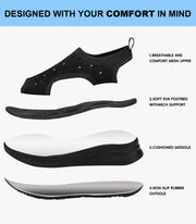 Women Walking Sandals Arch Support Orthotic Comfortable Plantar Fasciitis Non-slip Casual Open Toe Sport Sandals for Athletic Summer Beach