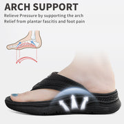 Women's Orthotic Platform Flip Flop with Arch Support Ladies Comfortable Recovery Walking Thong Sandals Slip On Indoor Outdoor for Summer Beach