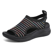 Women Walking Sandals Arch Support Orthotic Comfortable Plantar Fasciitis Non-slip Casual Open Toe Sport Sandals for Athletic Summer Beach