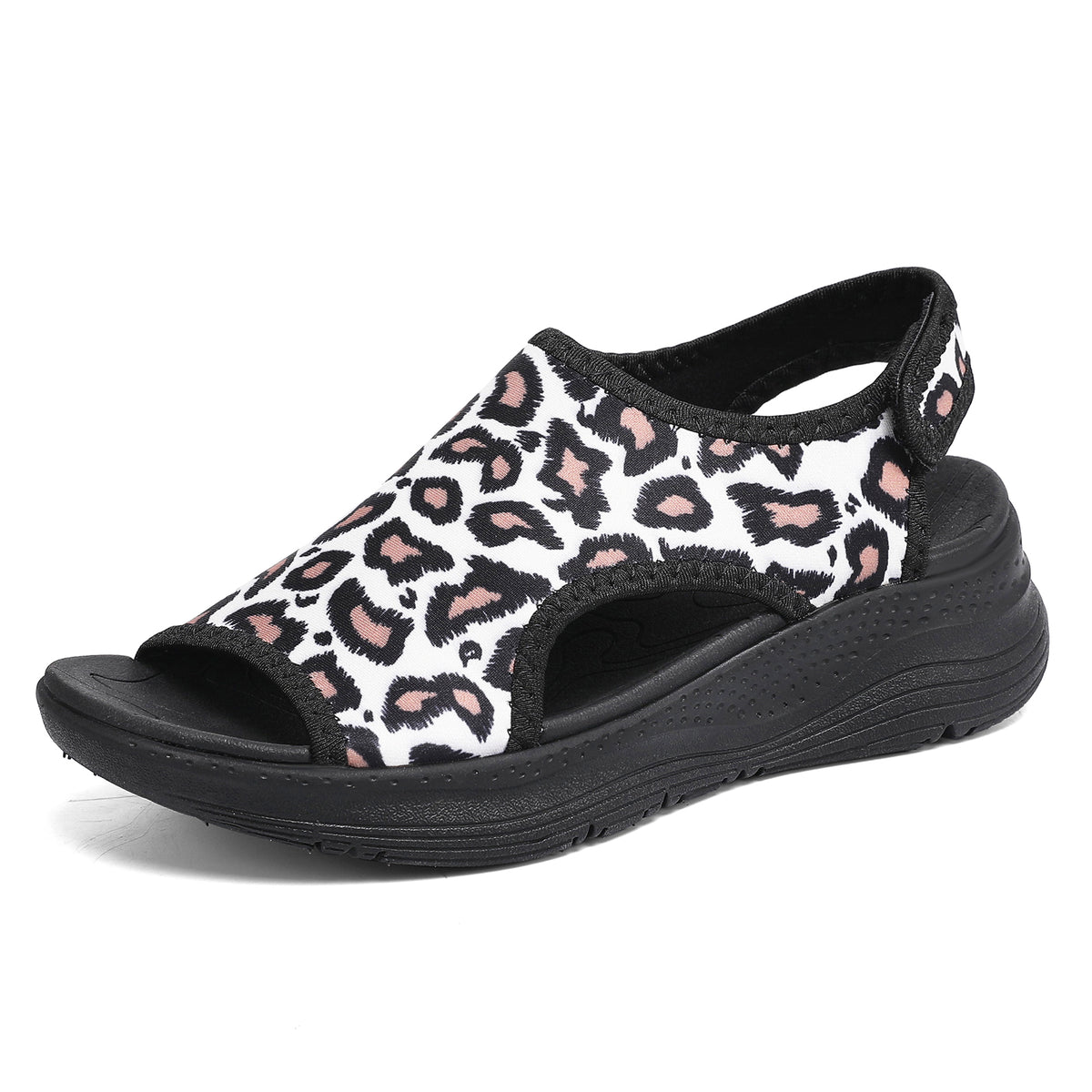Women Walking Sandals Arch Support Orthotic Comfortable Plantar Fasciitis Non-slip Casual Open Toe Sport Sandals for Athletic Summer Beach