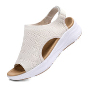Women Arch Support Orthotic Walking Sandals Open Toe Adjustable Ankle Strap