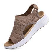 Women Arch Support Orthotic Walking Sandals Open Toe Adjustable Ankle Strap
