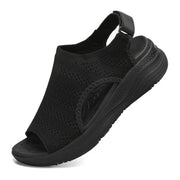 Women Arch Support Orthotic Walking Sandals Open Toe Adjustable Ankle Strap