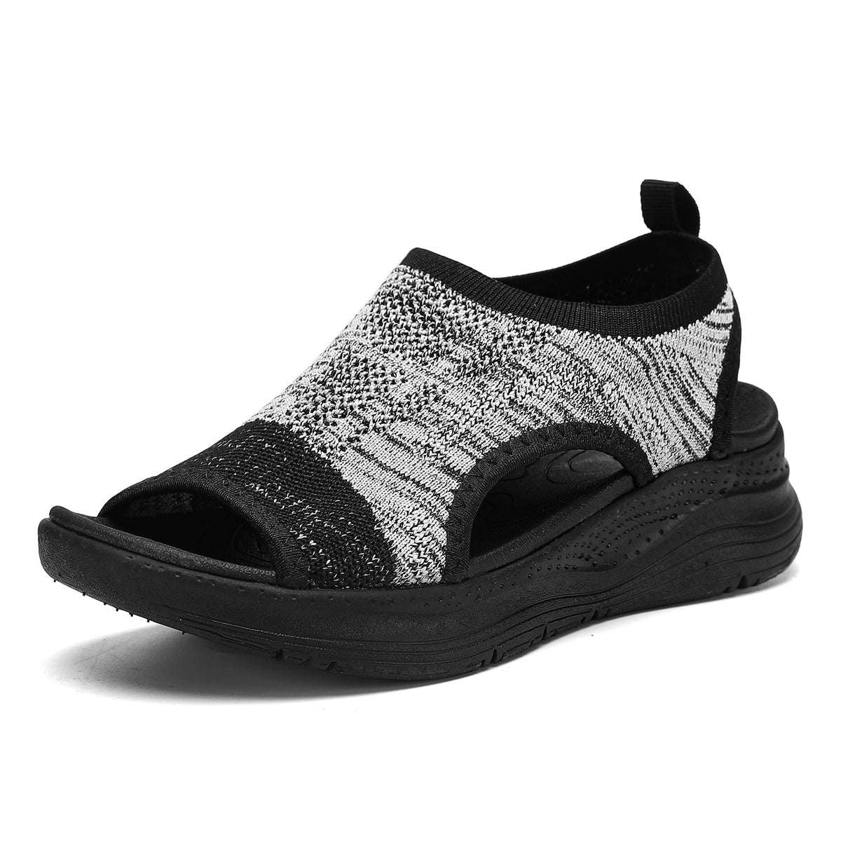Women Walking Sandals Arch Support Orthotic Comfortable Plantar Fasciitis Non-slip Casual Open Toe Sport Sandals for Athletic Summer Beach