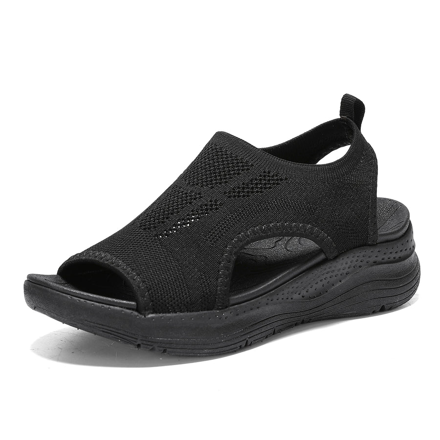 Women Walking Sandals Arch Support Orthotic Comfortable Plantar Fasciitis Non-slip Casual Open Toe Sport Sandals for Athletic Summer Beach