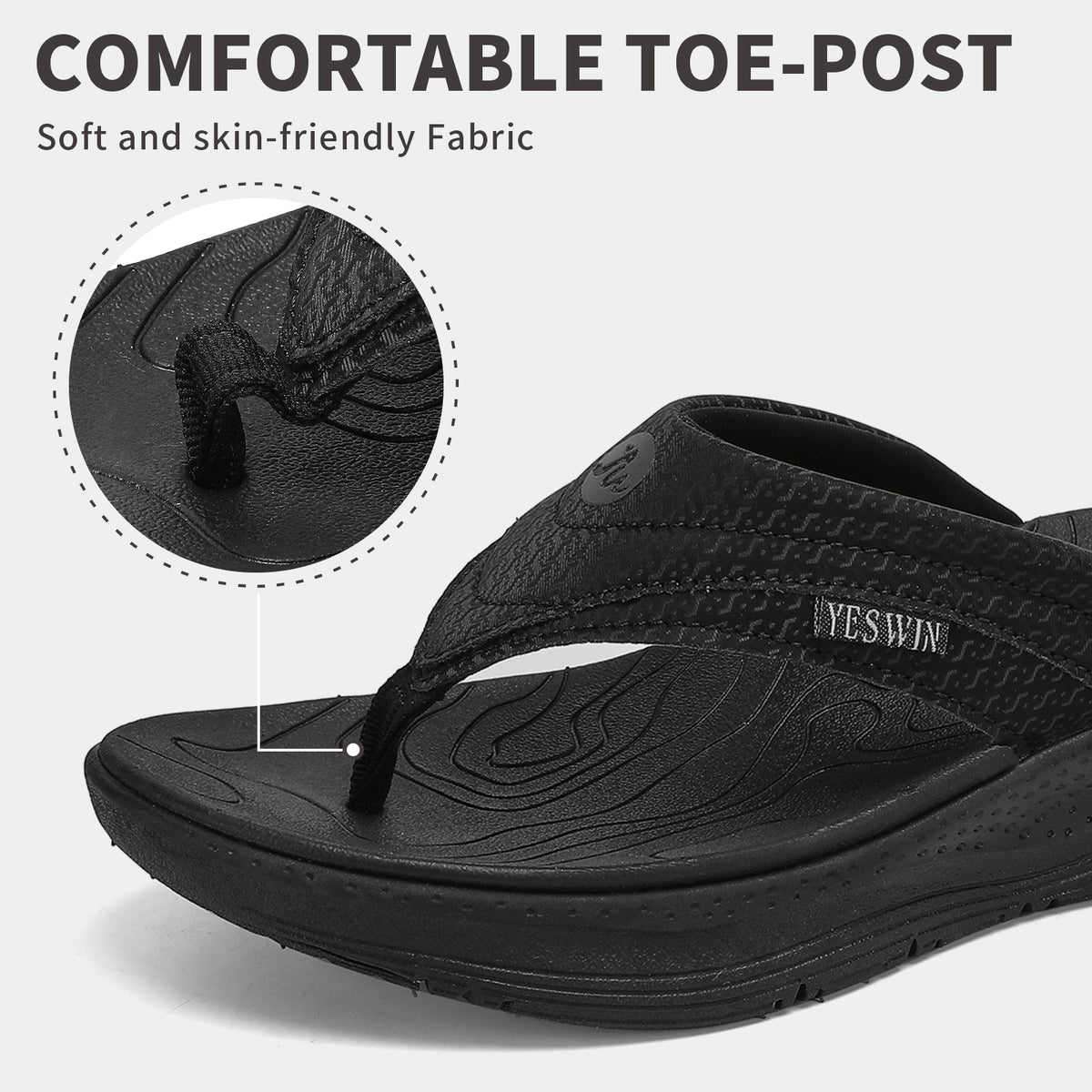 Women's Orthotic Platform Flip Flop with Arch Support Ladies Comfortable Recovery Walking Thong Sandals Slip On Indoor Outdoor for Summer Beach