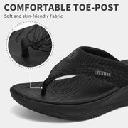 Women's Orthotic Platform Flip Flop with Arch Support Ladies Comfortable Recovery Walking Thong Sandals Slip On Indoor Outdoor for Summer Beach
