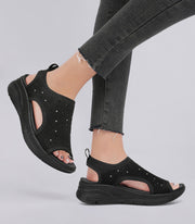 Women Walking Sandals Arch Support Orthotic Comfortable Plantar Fasciitis Non-slip Casual Open Toe Sport Sandals for Athletic Summer Beach