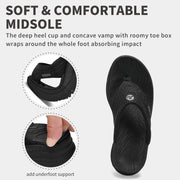 Women's Orthotic Platform Flip Flop with Arch Support Ladies Comfortable Recovery Walking Thong Sandals Slip On Indoor Outdoor for Summer Beach