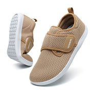 Diabetic Walking Shoes for Women Wide Toe Box Non Slip Comfortable Breathable Zero Drop Barefoot Shoe with Adjustable Strap for Neuropathy, Edema, Swollen Feet, Elderly, Pregnancy