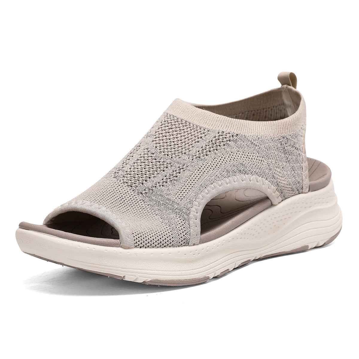 Women Walking Sandals Arch Support Orthotic Comfortable Plantar Fasciitis Non-slip Casual Open Toe Sport Sandals for Athletic Summer Beach