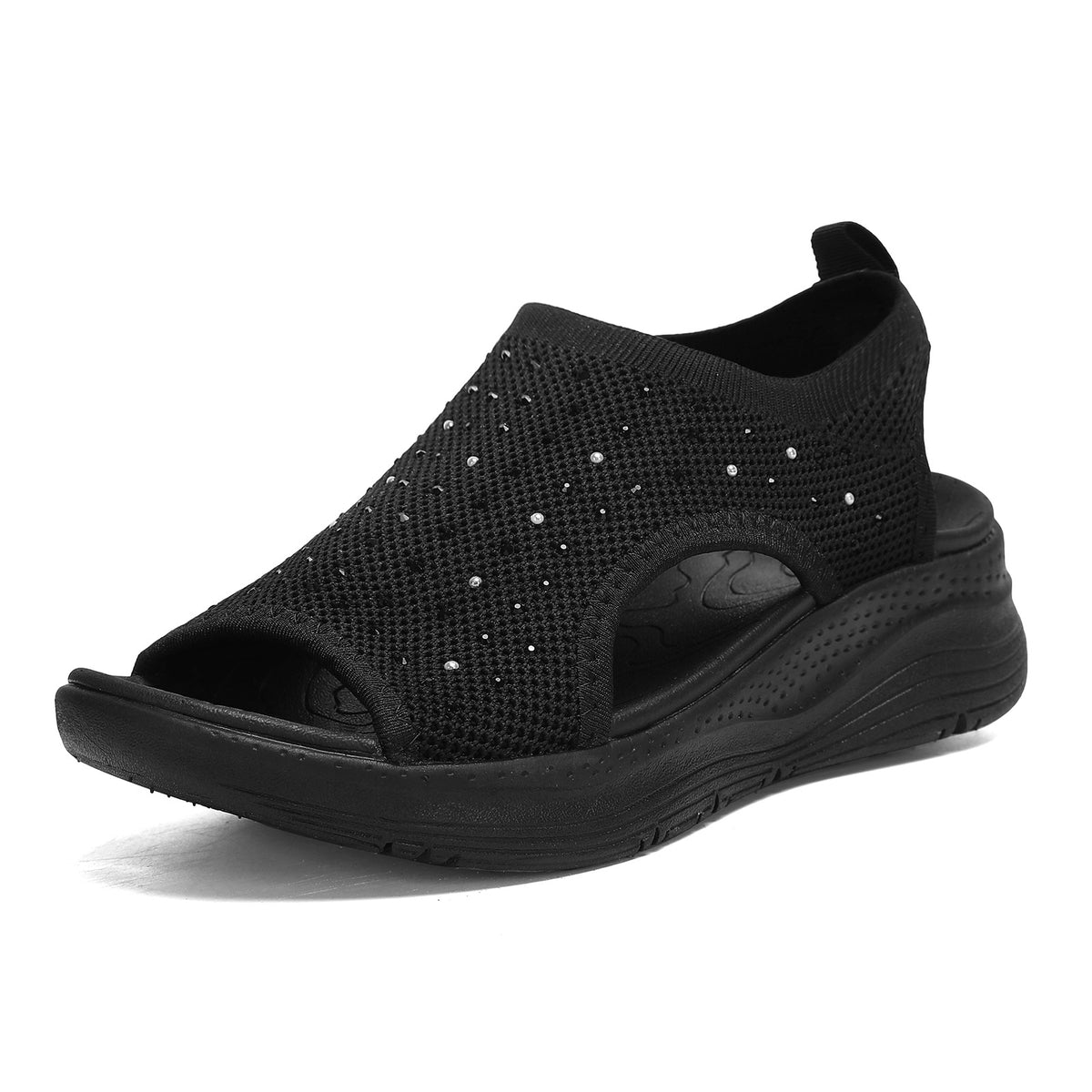 Women Walking Sandals Arch Support Orthotic Comfortable Plantar Fasciitis Non-slip Casual Open Toe Sport Sandals for Athletic Summer Beach